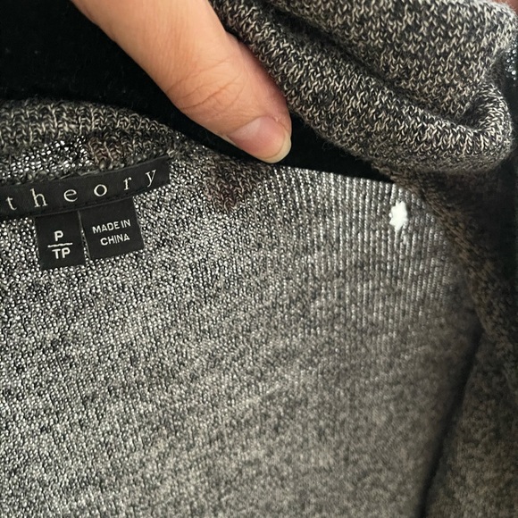 Theory Draped Collar Cardigan - Picture 4 of 4